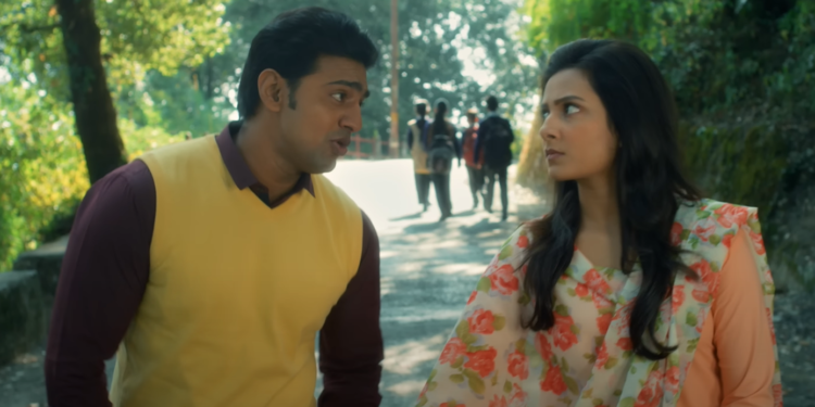 Dhumketu new song : গানে গানে’ ফিরলেন দেব-শুভশ্রী জুটি